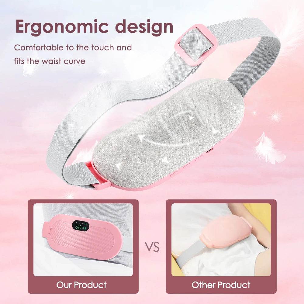 Electric Heating Menstrual Pain Relief Massage Belt - Sleep Galleria