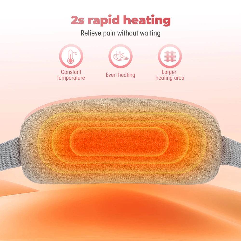 Electric Heating Menstrual Pain Relief Massage Belt - Sleep Galleria