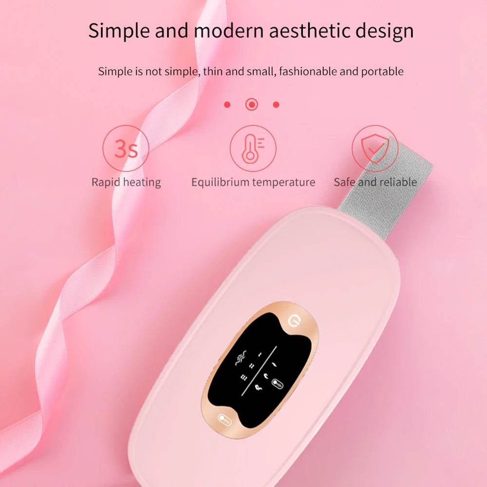 Electric Heating Menstrual Pain Relief Massage Belt - Sleep Galleria