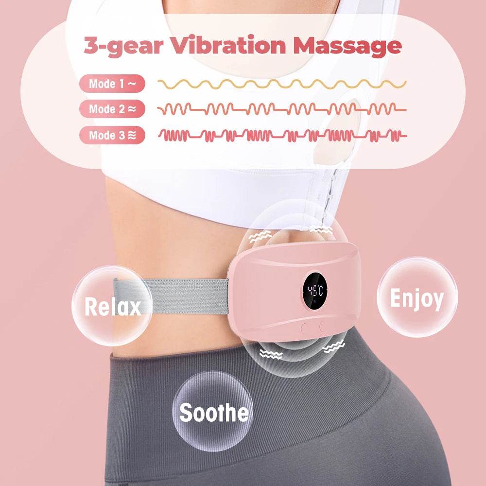 Electric Heating Menstrual Pain Relief Massage Belt - Sleep Galleria