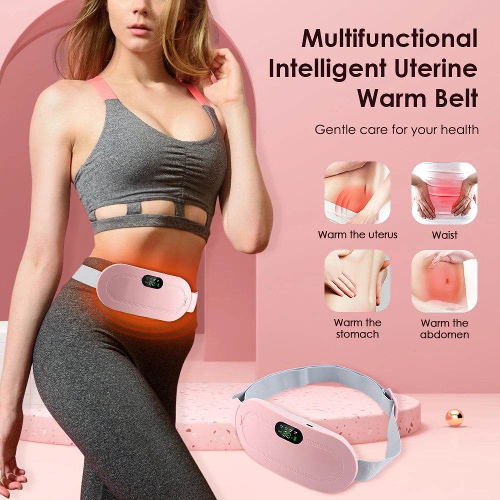 Electric Heating Menstrual Pain Relief Massage Belt - Sleep Galleria