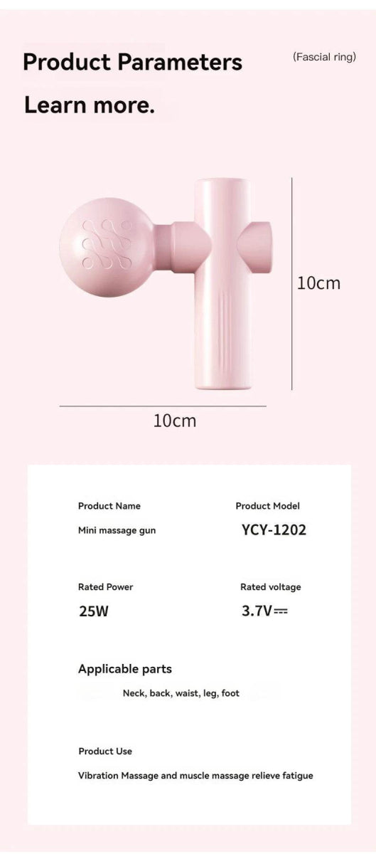 USB Mini Portable Muscle Relaxation Massage Gun Device - Sleep Galleria