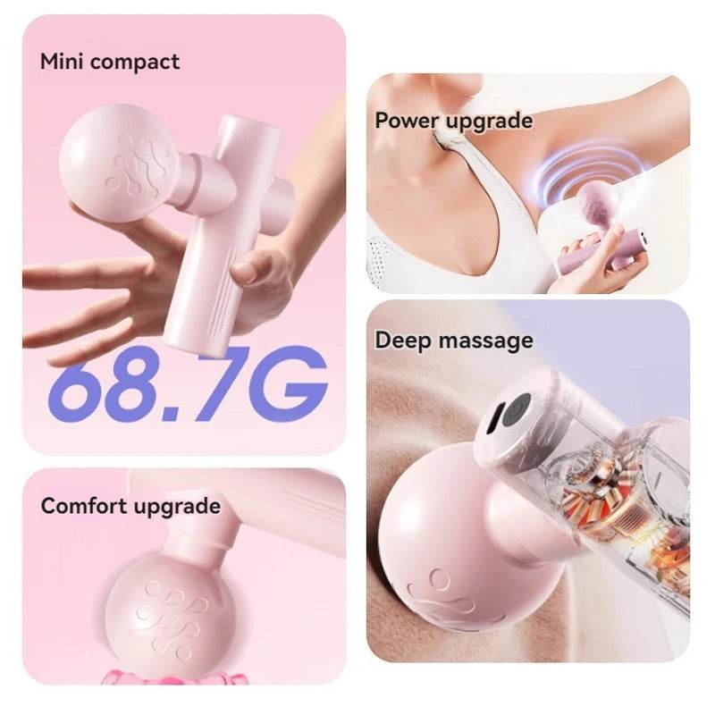 USB Mini Portable Muscle Relaxation Massage Gun Device - Sleep Galleria
