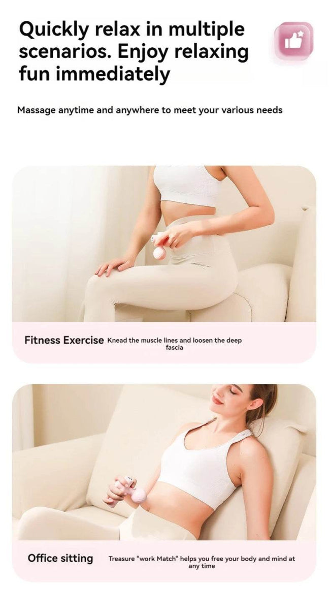 USB Mini Portable Muscle Relaxation Massage Gun Device - Sleep Galleria