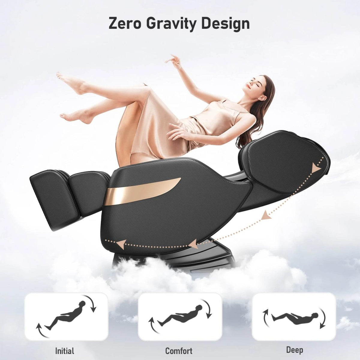 Full Body Zero-Gravity Airbag Heat Therapy Massage Chair - Omega Lifestyles
