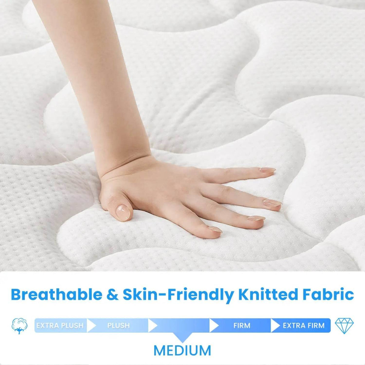 Medium 10-Inch Hybrid Gel Memory Foam Mattress - Sleep Galleria