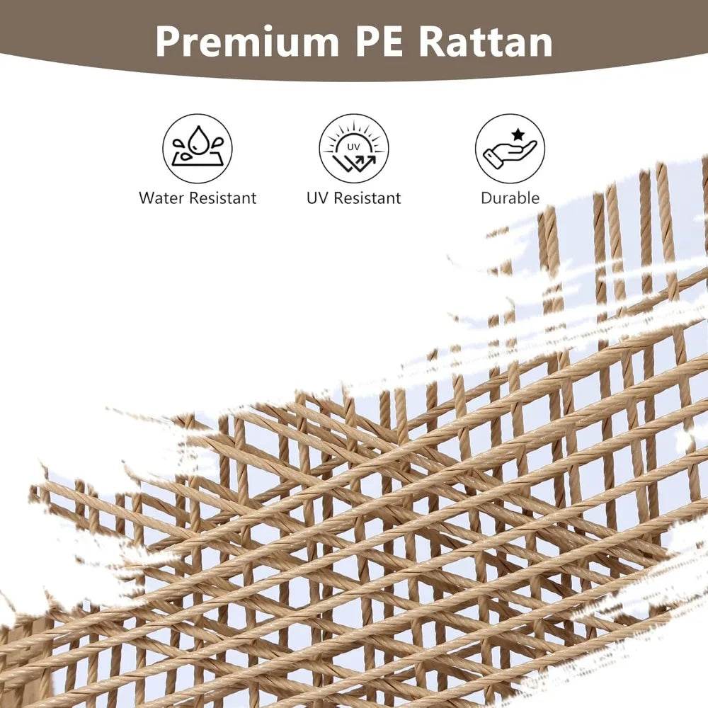 4-Piece Outdoor Patio Furniture Set With Cushions - Omega Lifestyles