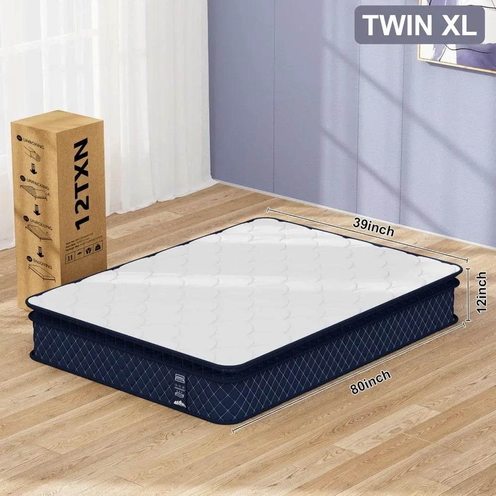 Medium Hybrid Gel Memory Foam Pocket Spring Mattress - Omega Lifestyles