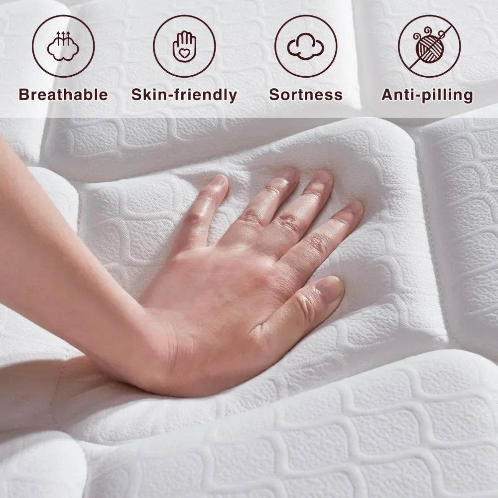 Medium Plush Hybrid Gel Memory Foam Mattress - Sleep Galleria