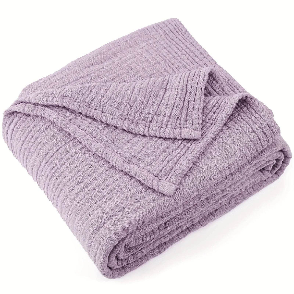 Lightweight Cooling 100 Percent Cotton Muslin Blanket - Sleep Galleria