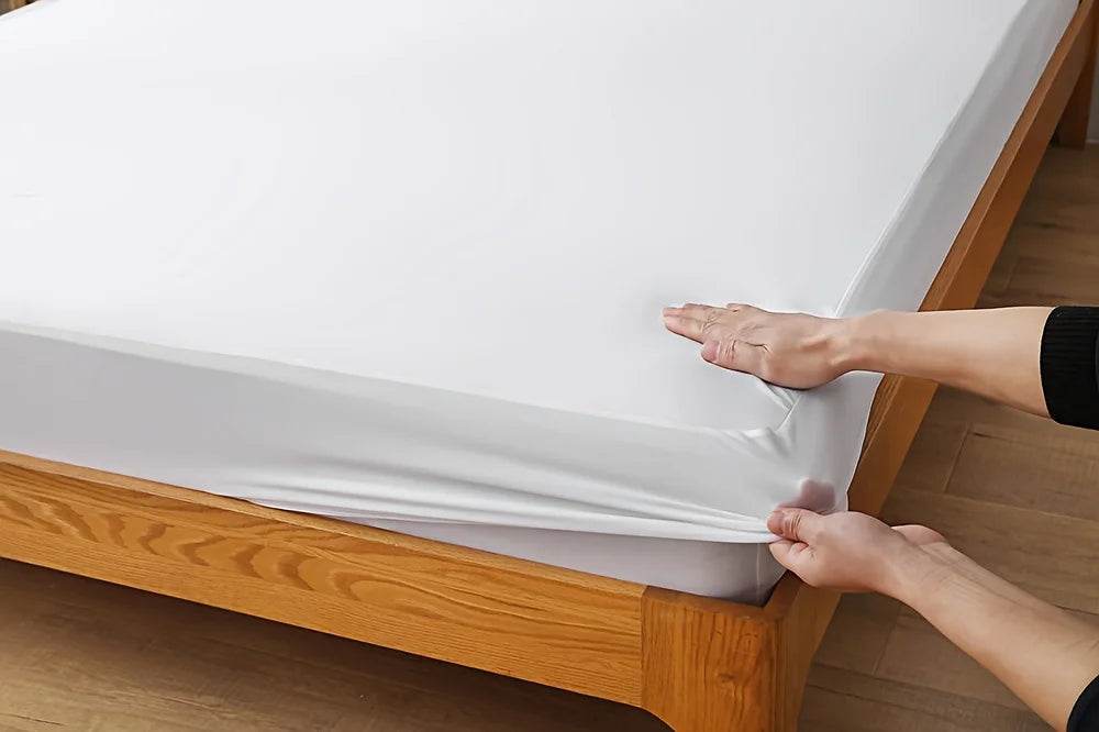 Cooling Waterproof Breathable Nylon Polyester Fitted Sheet - Sleep Galleria