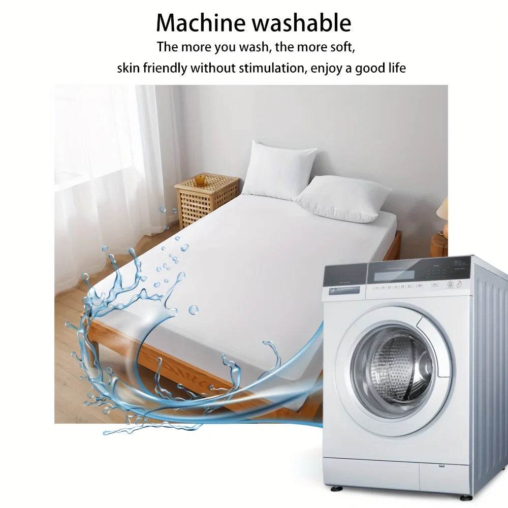 Cooling Waterproof Breathable Nylon Polyester Fitted Sheet - Sleep Galleria