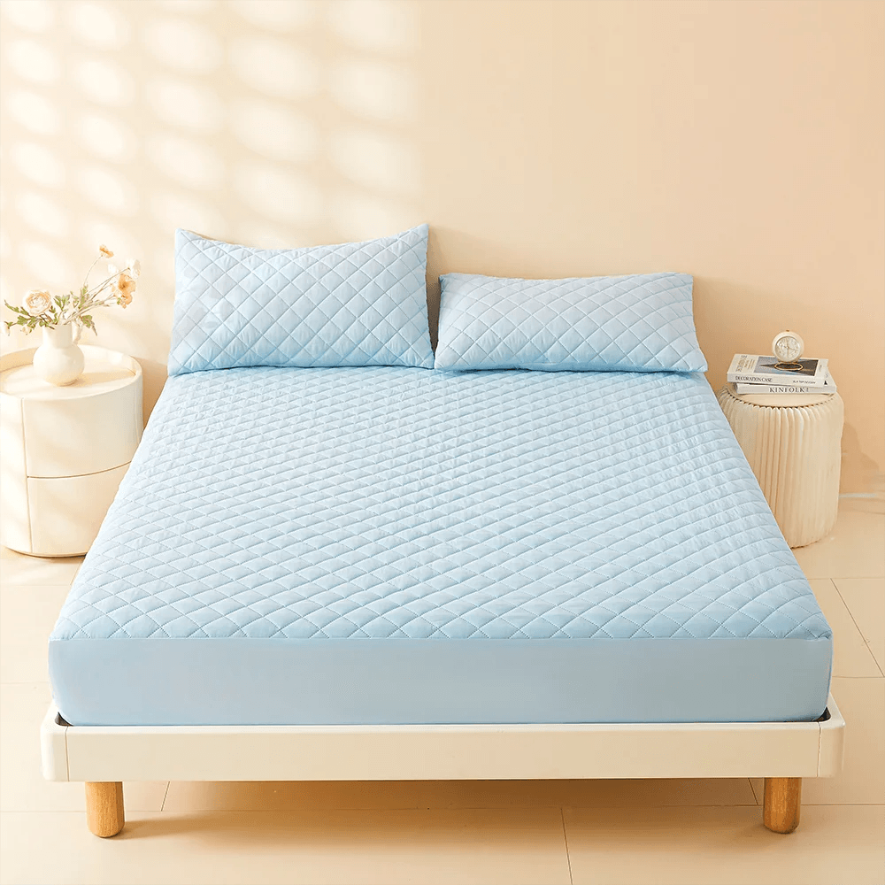 Waterproof Breathable Quilted Mattress Protector Cover - Sleep Galleria