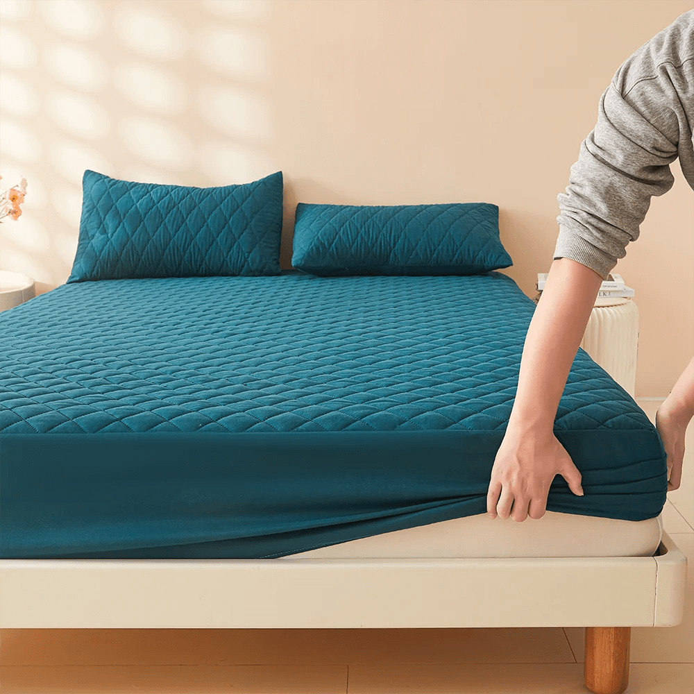 Waterproof Breathable Quilted Mattress Protector Cover - Sleep Galleria