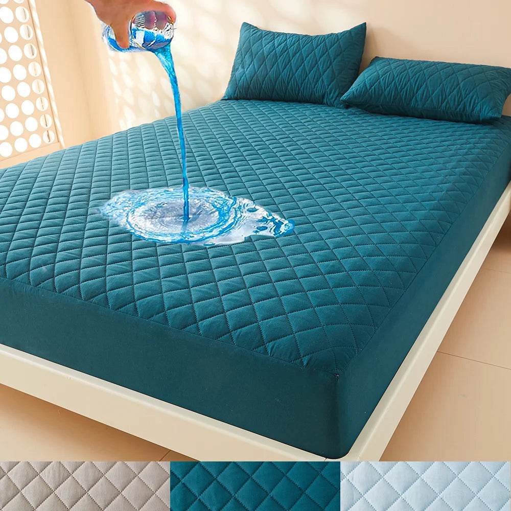 Waterproof Breathable Quilted Mattress Protector Cover - Sleep Galleria