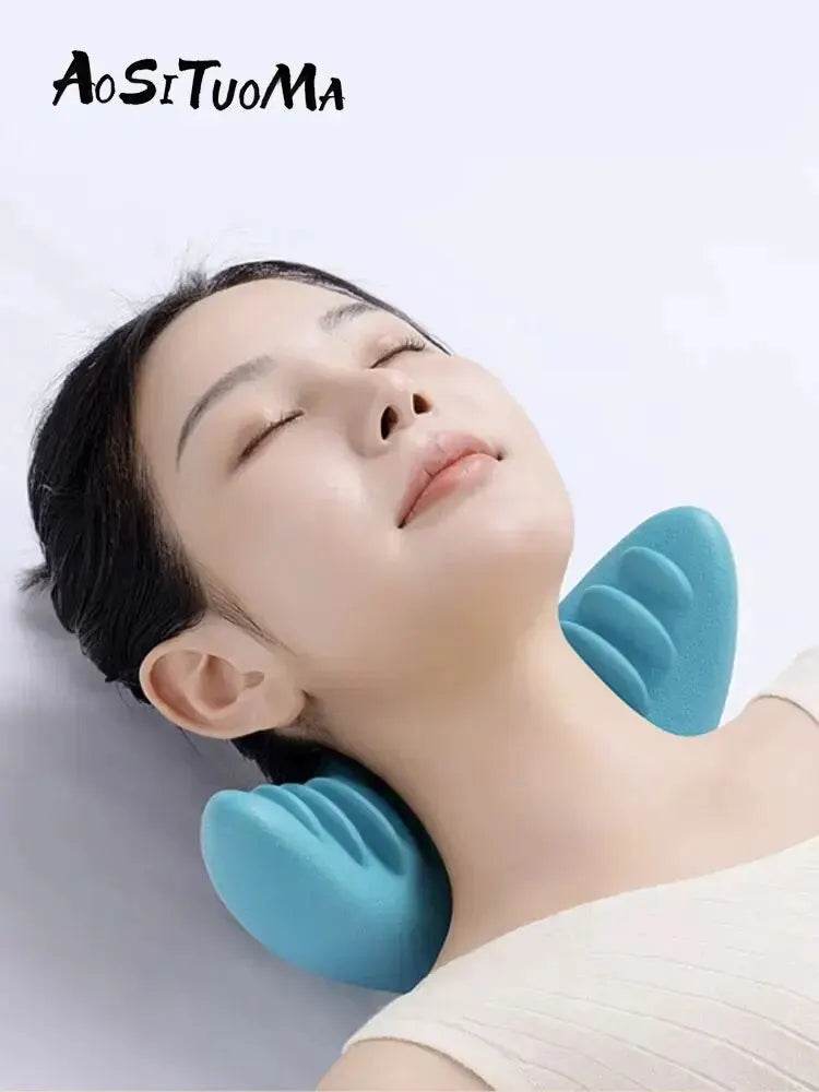 Cervical Traction Massage Pillow For Neck Relief - Sleep Galleria