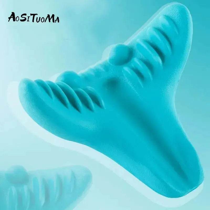 Cervical Traction Massage Pillow For Neck Relief - Sleep Galleria