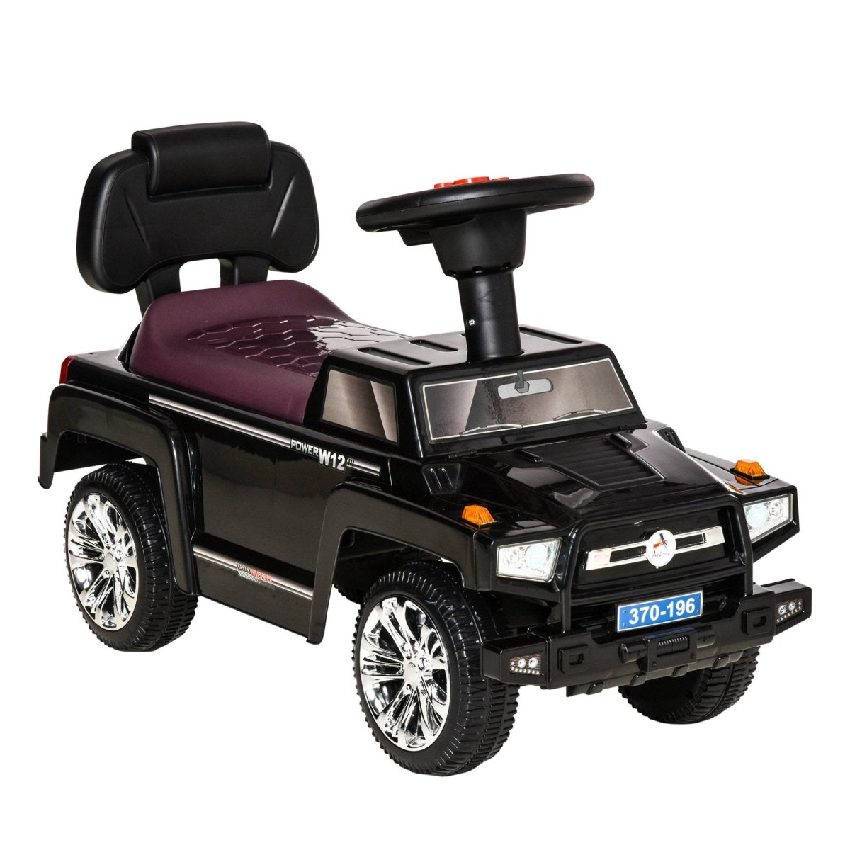 Toddler Off - Road Ride On Push Car With Horn And Storage - Aosom - Omega Lifestyles