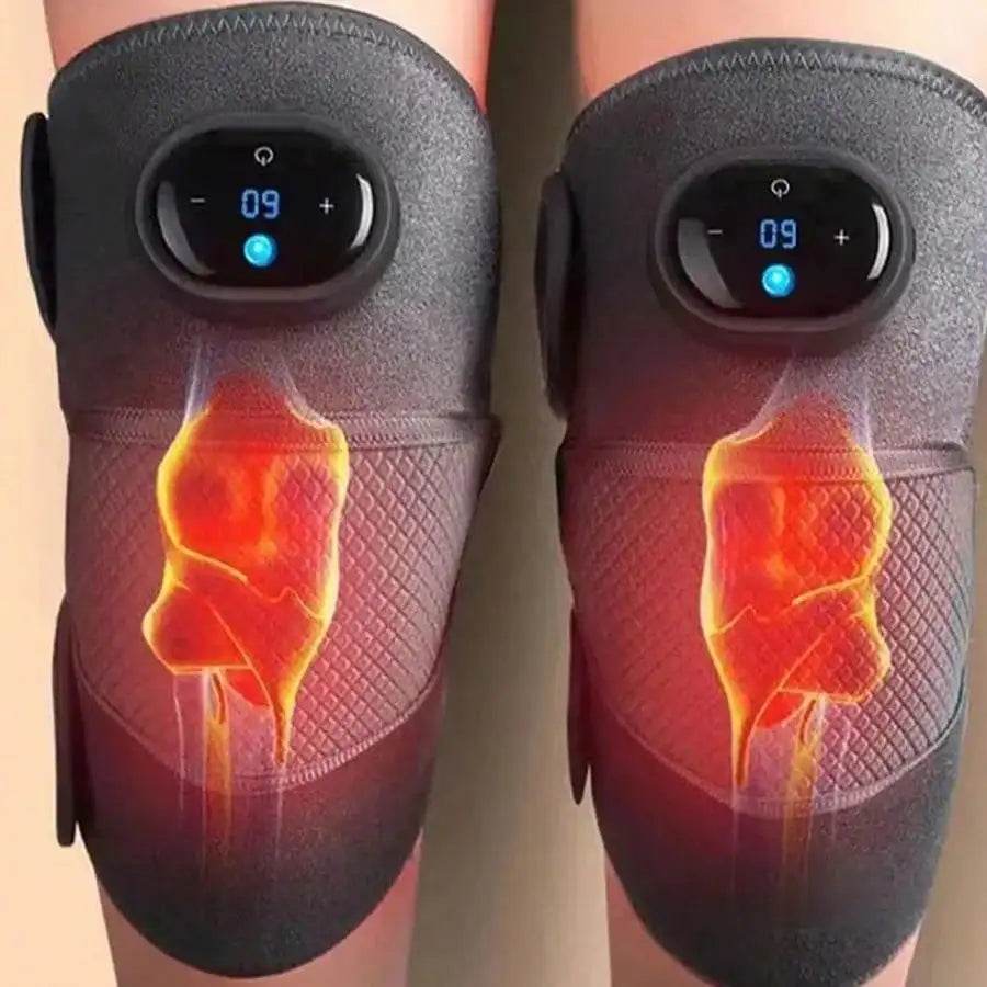 Heated Vibrating Knee Massage Pad For Relief - Sleep Galleria
