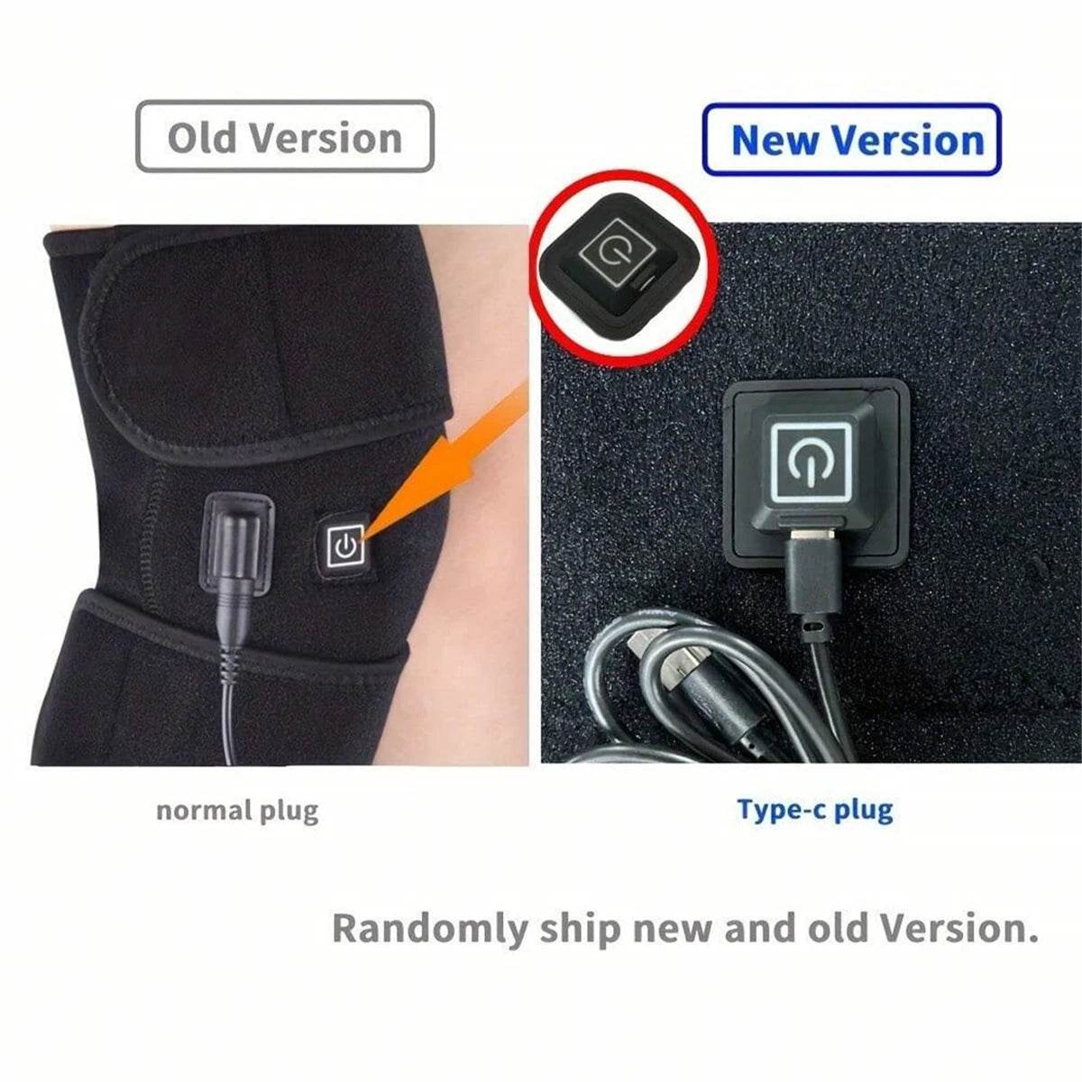 Heated Vibrating Knee Massage Pad For Relief - Sleep Galleria