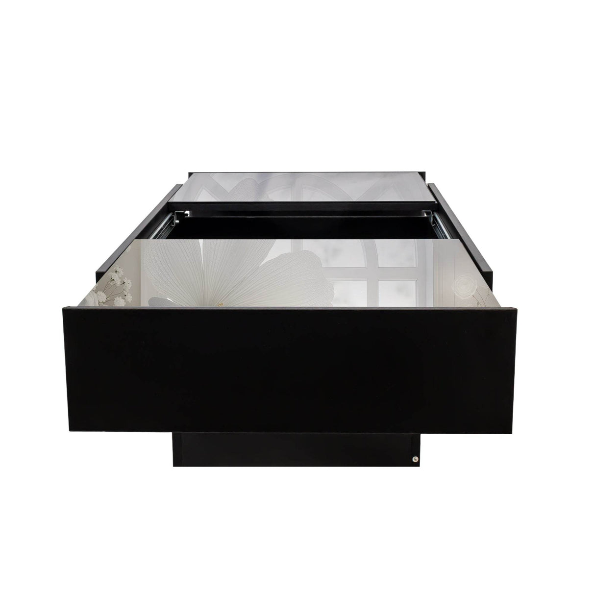 Extendable Coffee Table With Sliding Top And Storage Compartment - Sleep Galleria