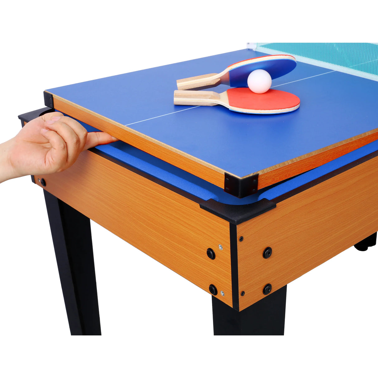 5-In-1 Multi-Game Table With Billiards Foosball Basketball - Omega Lifestyles