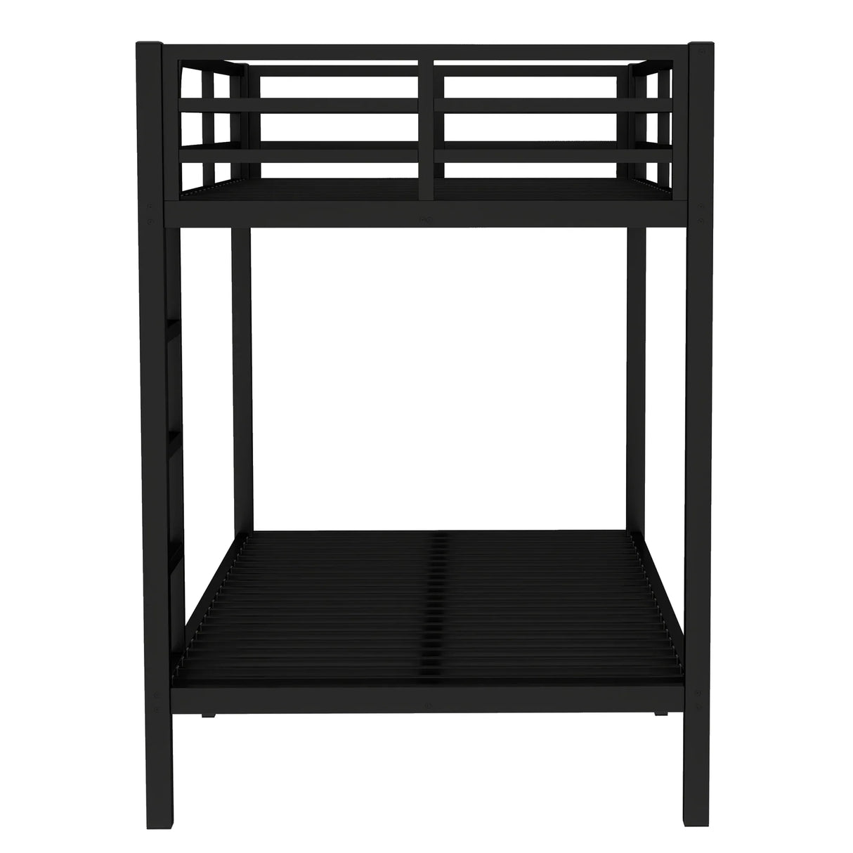 Metal Twin XL Over Twin XL Space-Saving Bunk Bed - Omega Lifestyles