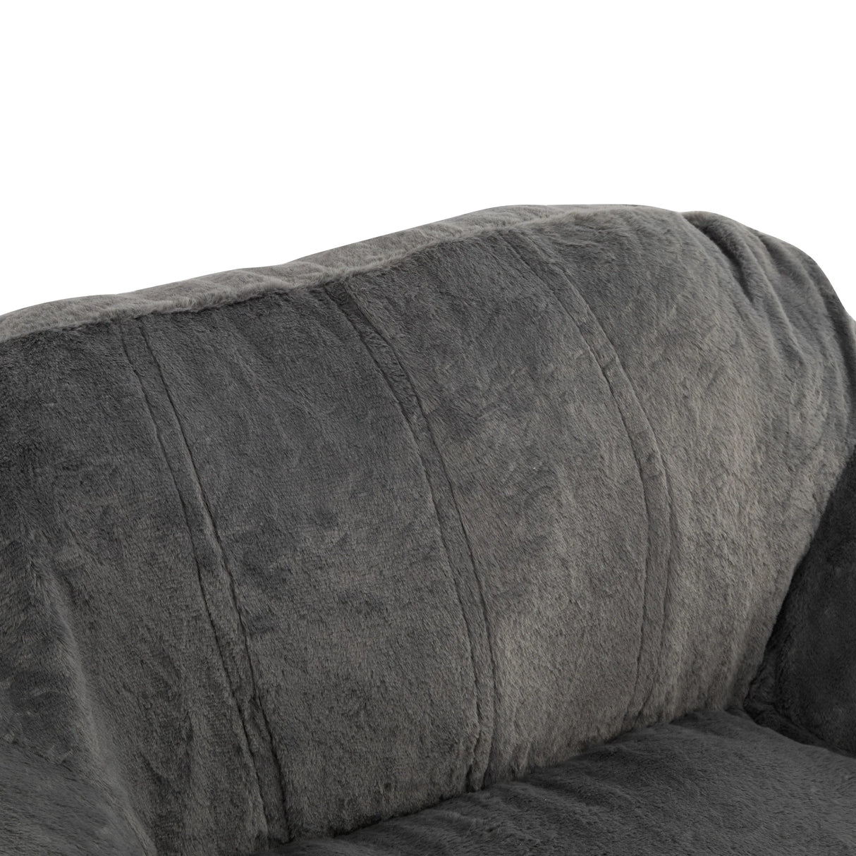 Soft Shredded Foam Faux Fur Indoor Bean Bag Chair - Omega Lifestyles
