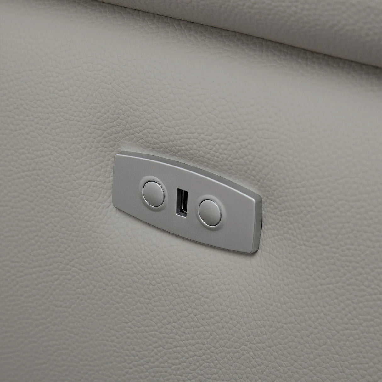 Electric Genuine Leather Reclining R Chaise Sofa With USB Port - Omega Lifestyles