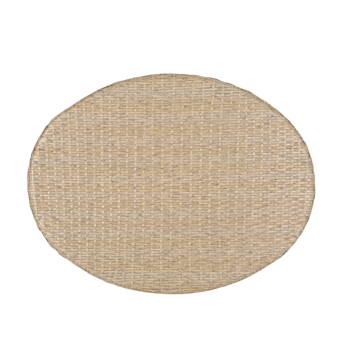 Boho Wicker Rattan Outdoor Brown Coffee Table - Sleep Galleria