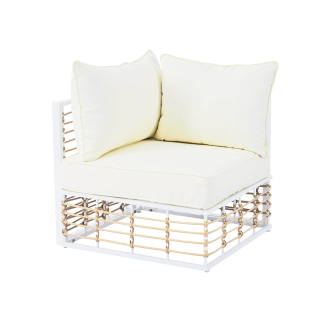 7-Piece Outdoor Metal Frame Sectional Sofa Set - Omega Lifestyles