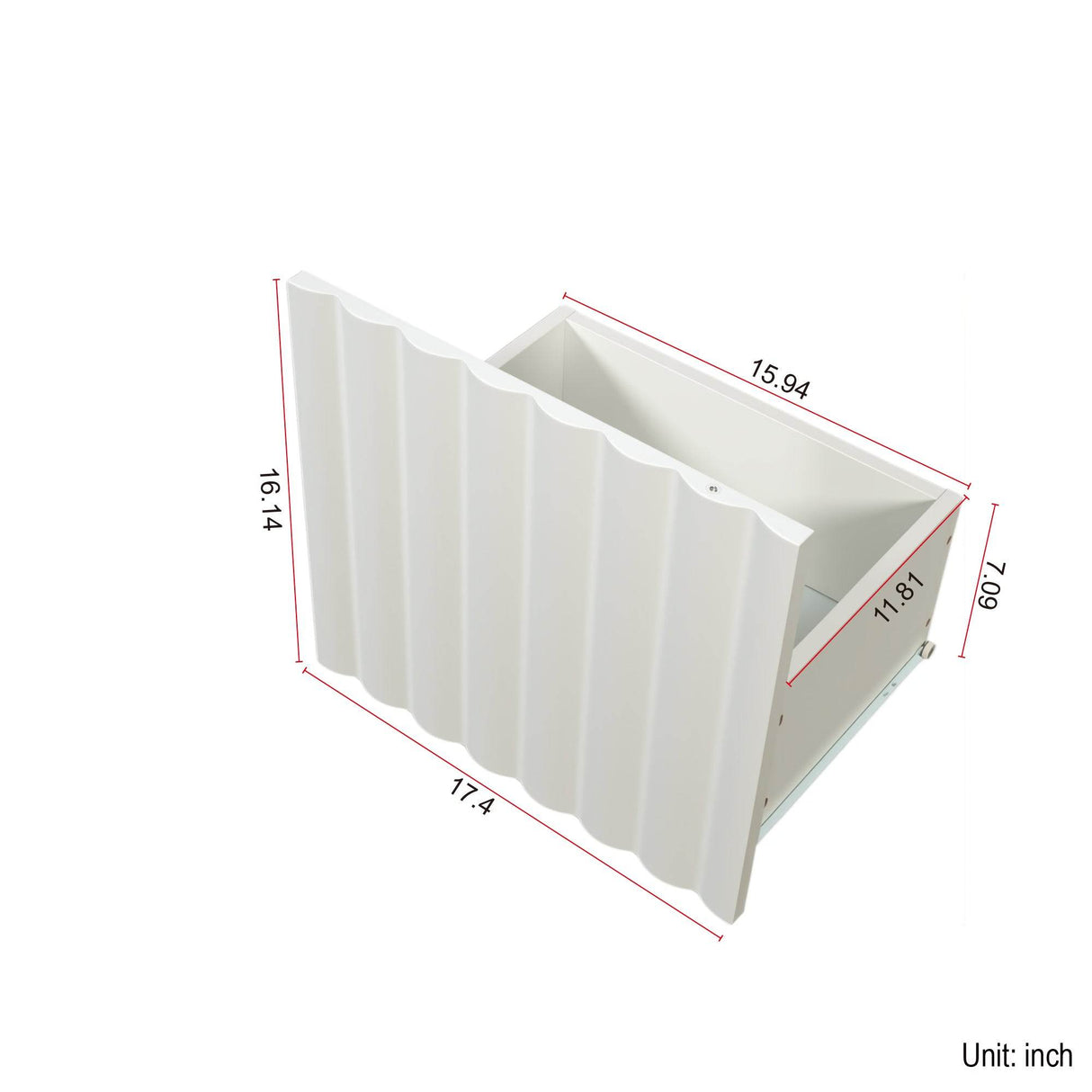 Modern White TV Stand With Storage Drawers - Sleep Galleria