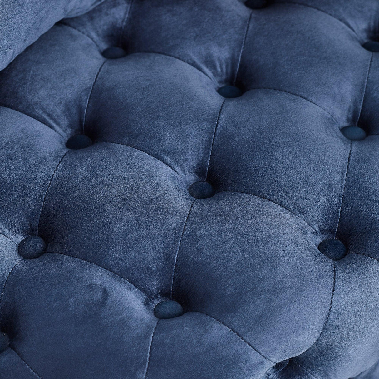 Velvet Upholstered Blue Swivel Chair With Pillows - Omega Lifestyles