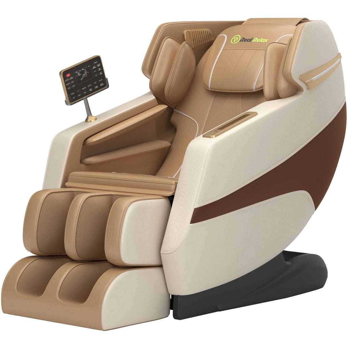 3D Massage Chair, Full Body Zero Gravity Recliner with SL Track, Yoga Stretching, Foot Rollers, Bluetooth, Heating, Black