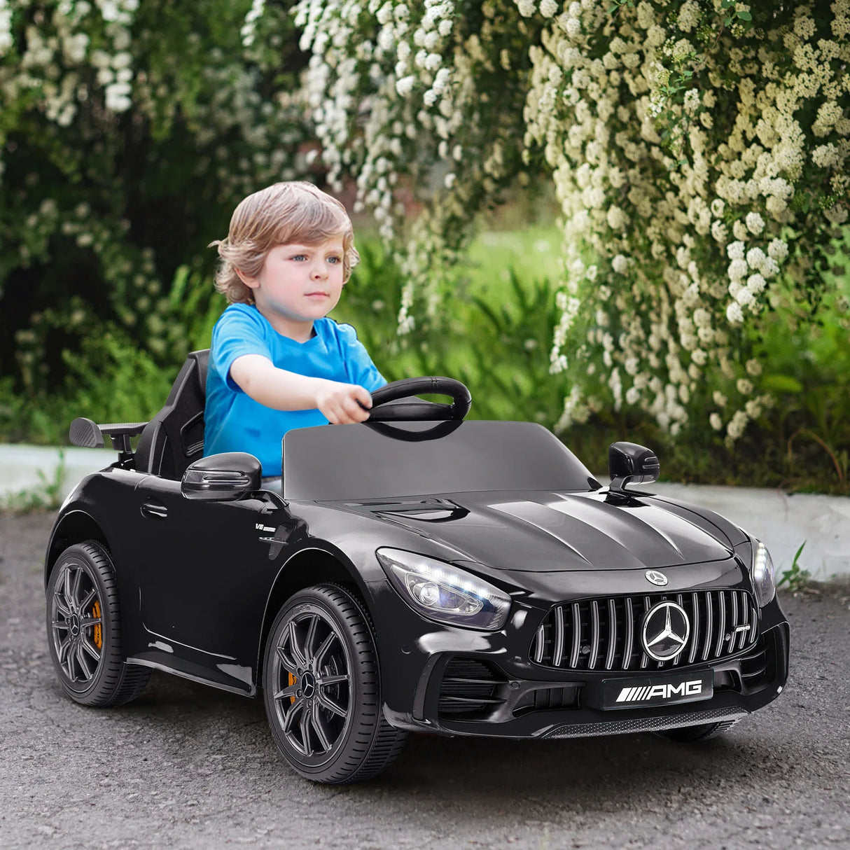 Licensed Mercedes-Benz 12V Kids Electric Ride On Car - Omega Lifestyles