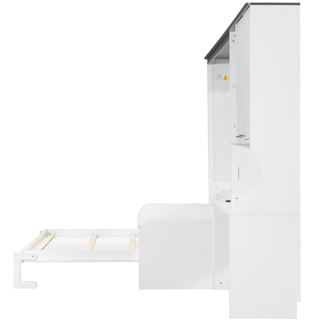 Queen Multi-Functional Murphy Bed With Sofa Desk Storage - Omega Lifestyles