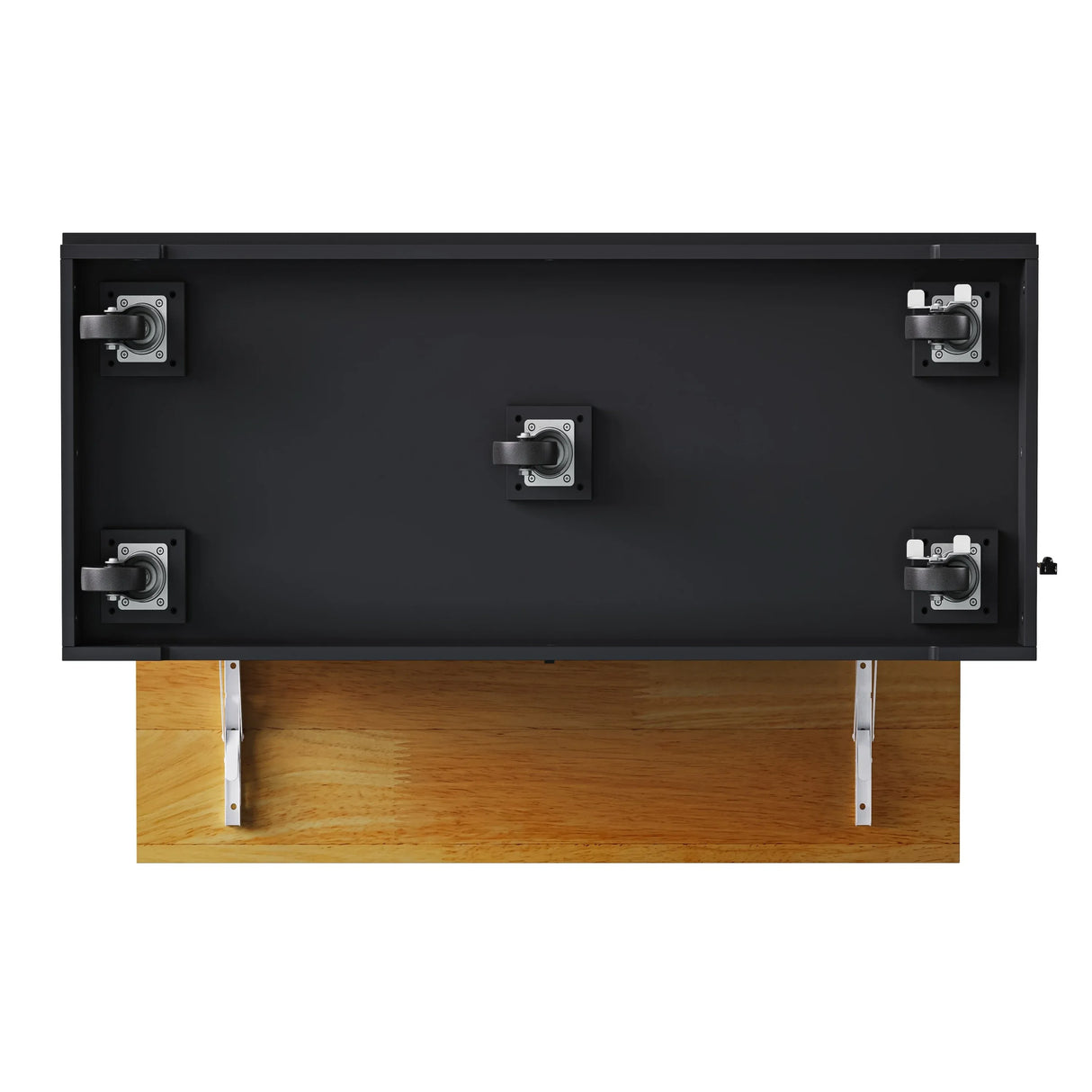 48-Inch Rolling Kitchen Island Cart With Power Outlet - Omega Lifestyles