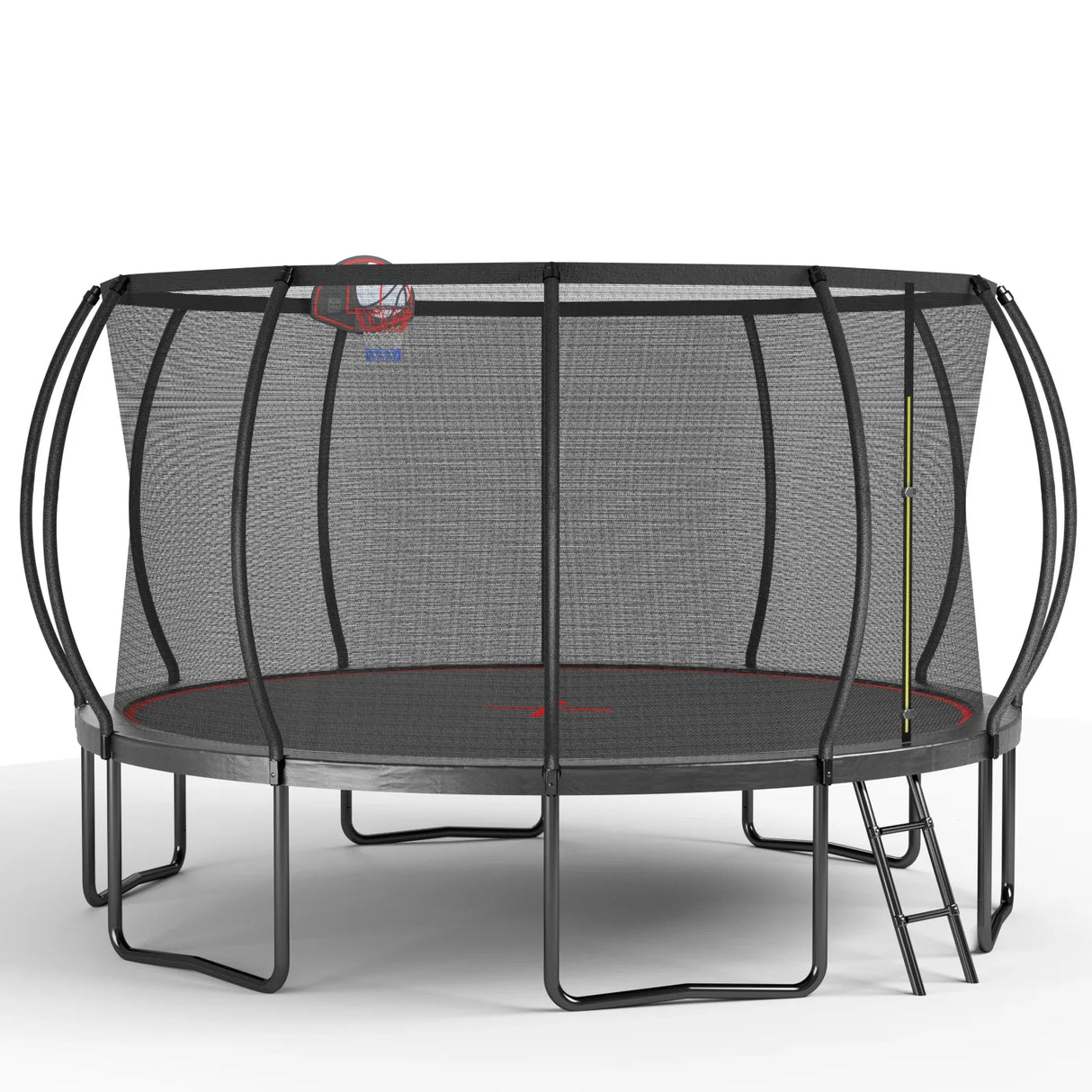 14-Foot Outdoor Galvanized Steel Frame Garden Trampoline - Omega Lifestyles
