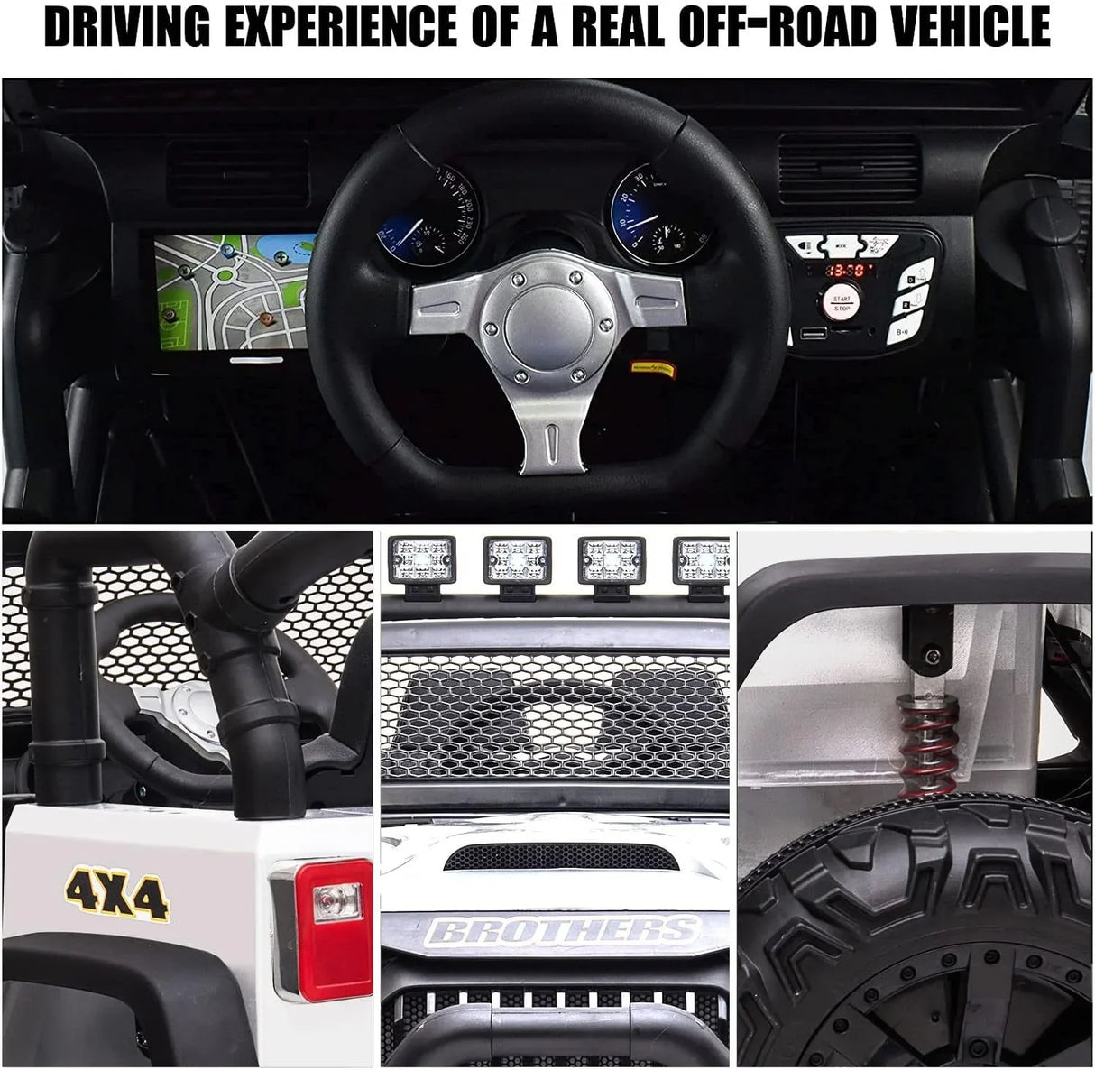 12V Pink 2-Seater Kids Electric Ride-On Car Truck - Omega Lifestyles