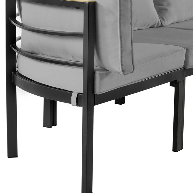 Modern Outdoor Sectional Patio Furniture Set With Cushions - Omega Lifestyles