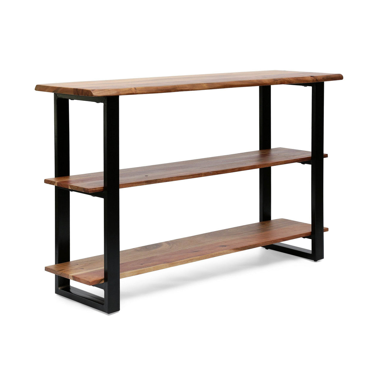 Handcrafted Modern Industrial MDF Metal Media Console Table - Sleep Galleria