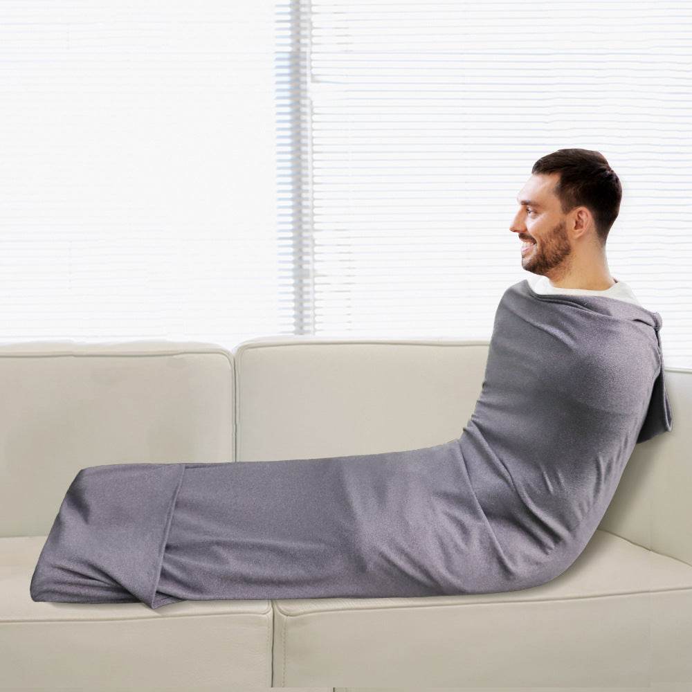 Cooling Wearable Weighted Blanket With Foot Pocket - Sleep Galleria