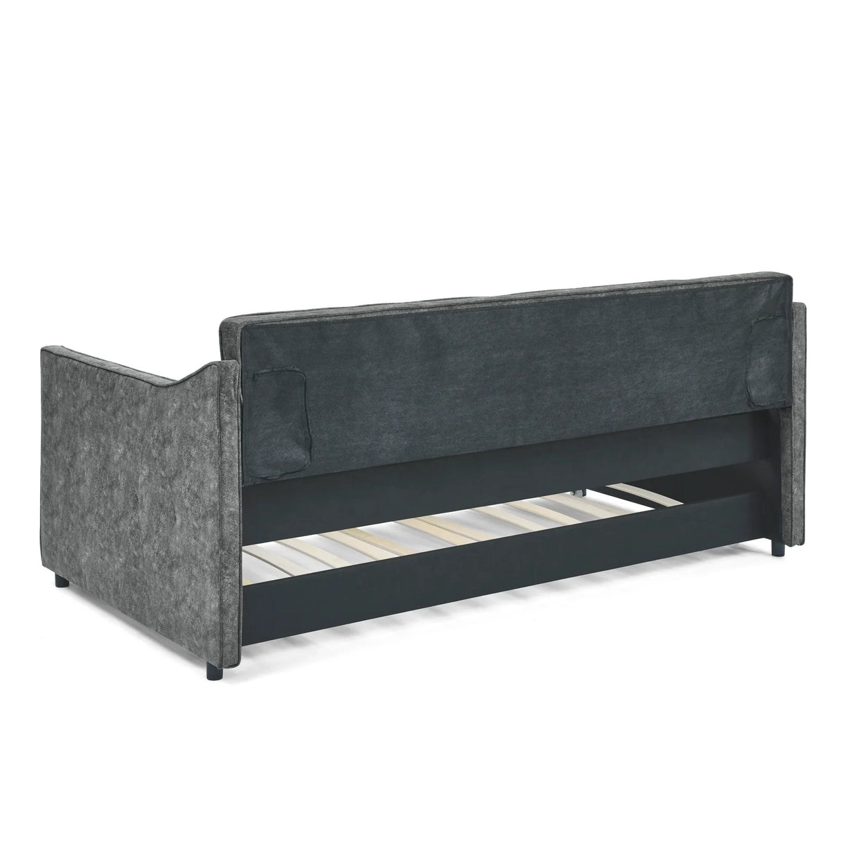 Twin Upholstered Tufted Daybed With Trundle - Omega Lifestyles