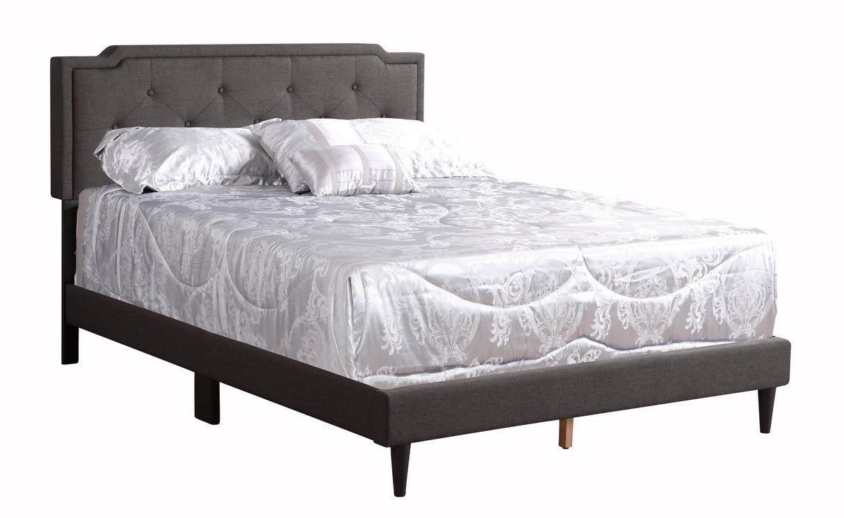 Queen Fabric Upholstered Foam Filled Bed Frame - Omega Lifestyles