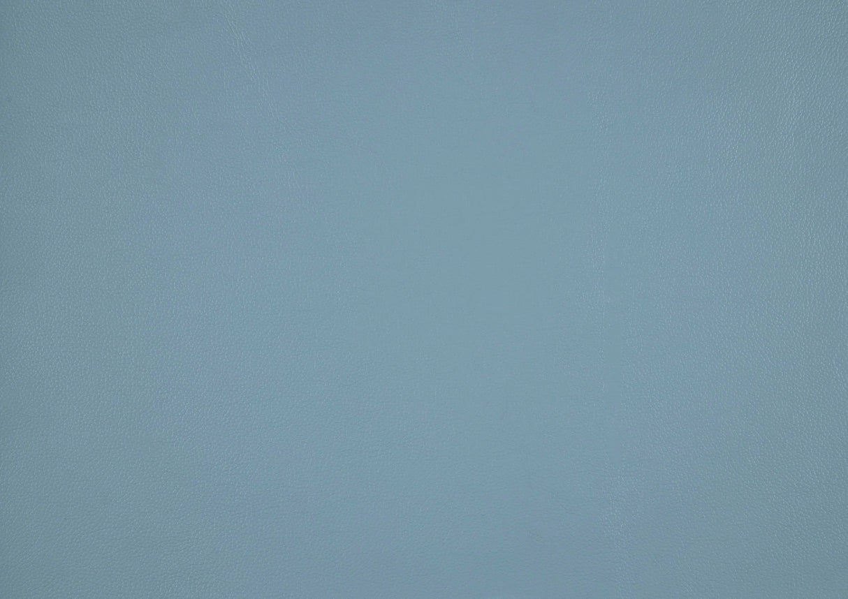 Blue Leather Gliding Swivel Recliner Chair With Recline - Omega Lifestyles