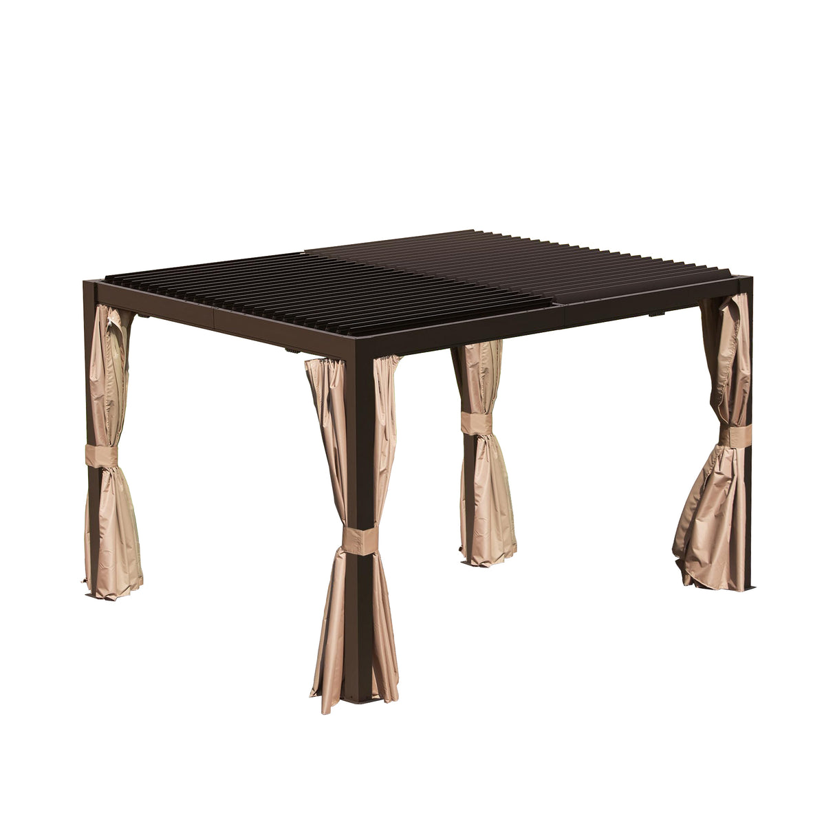 10x12 Aluminum Adjustable Louvered Outdoor Pergola