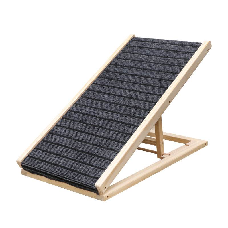Solid Wood Foldable Dog Ramp With Non-Slip Traction - Sleep Galleria