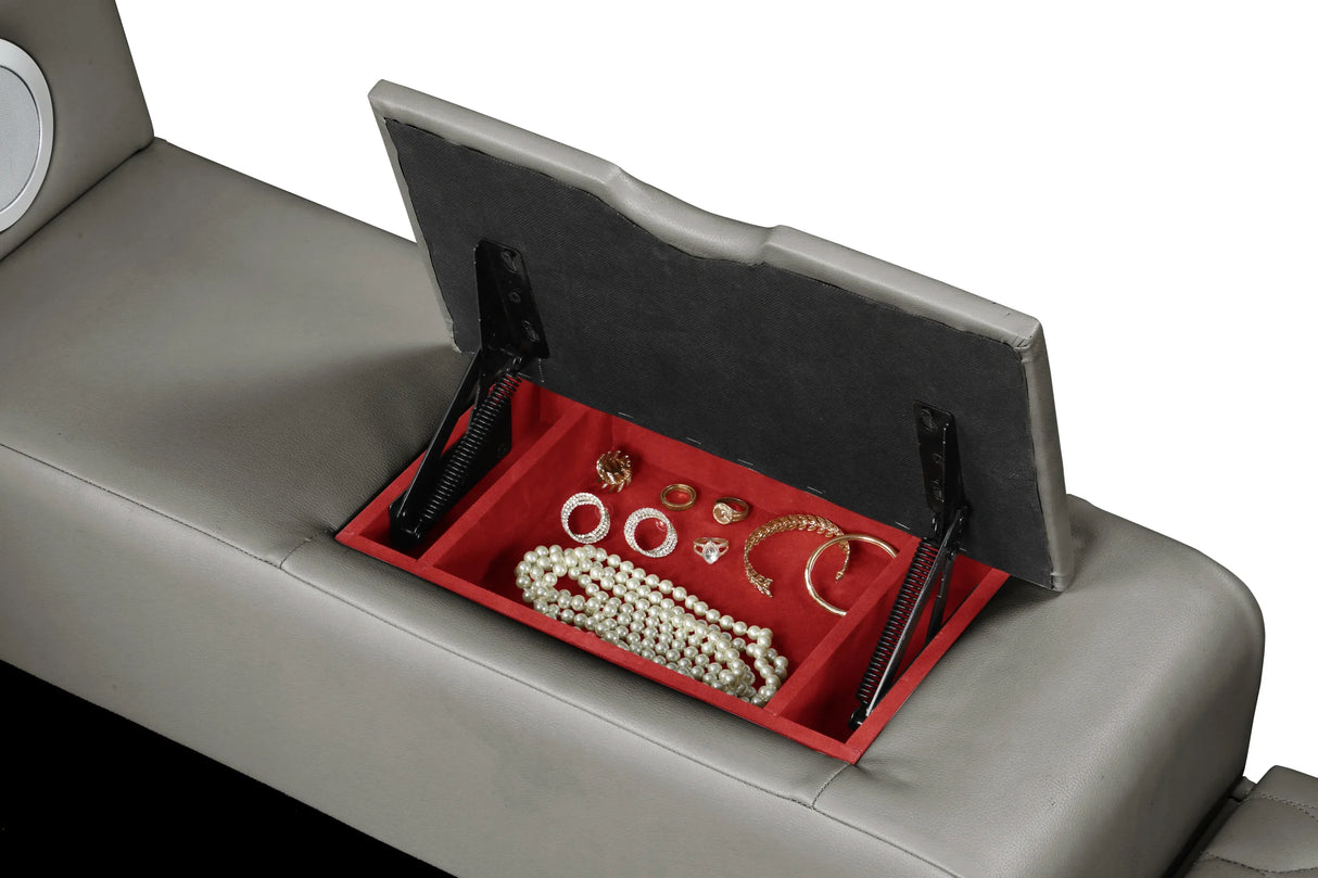 Remote-Controlled Massage Chaise Lounge Bed Frame - Omega Lifestyles