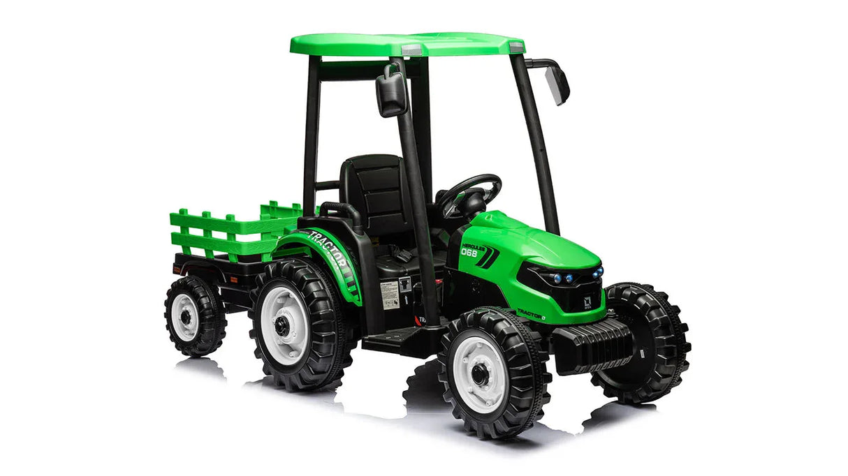 24V Kids Ride On Pedal Tractor With Remote Control - Omega Lifestyles
