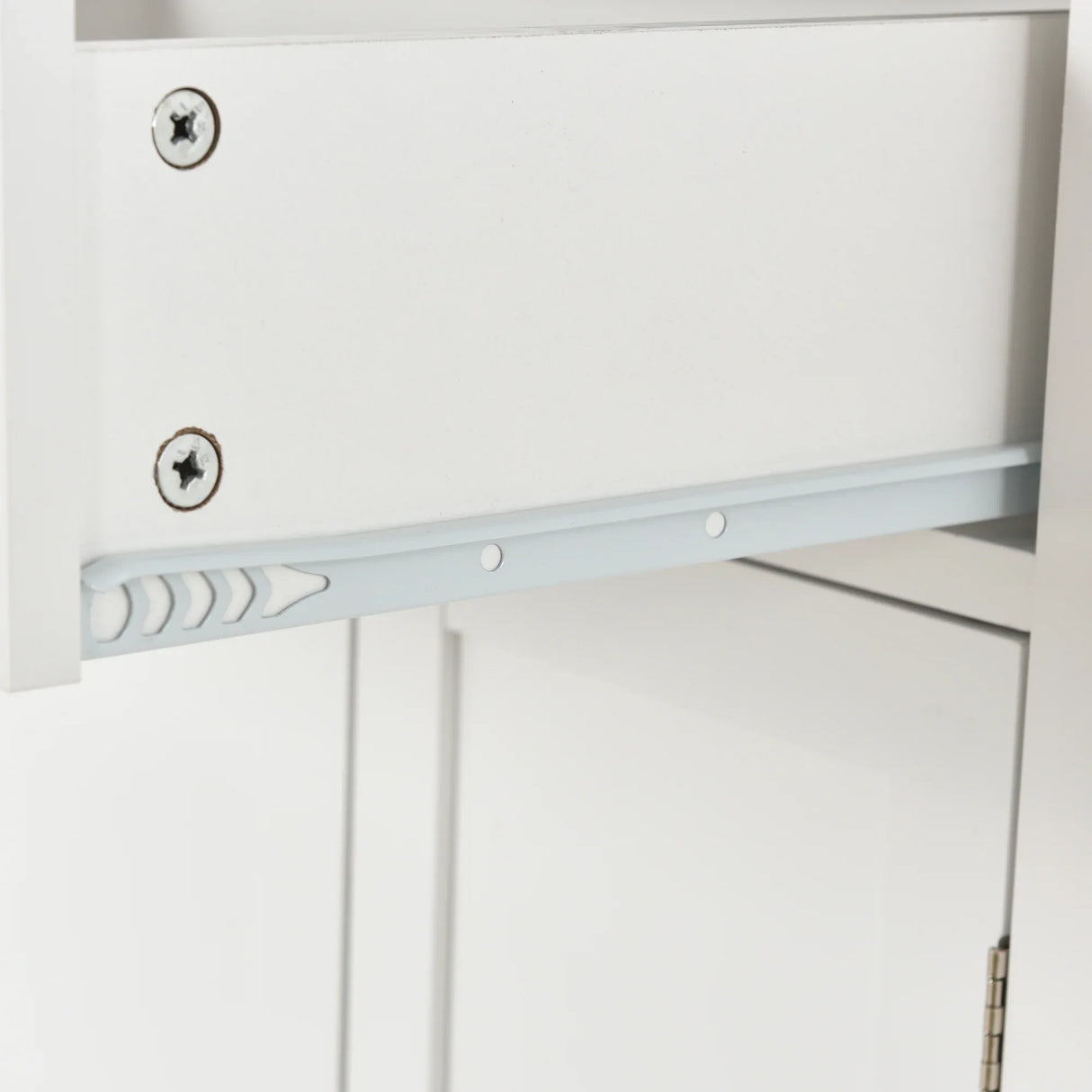 Kitchen Island Cart Solid Wood Top Four Door Cabinet - Omega Lifestyles